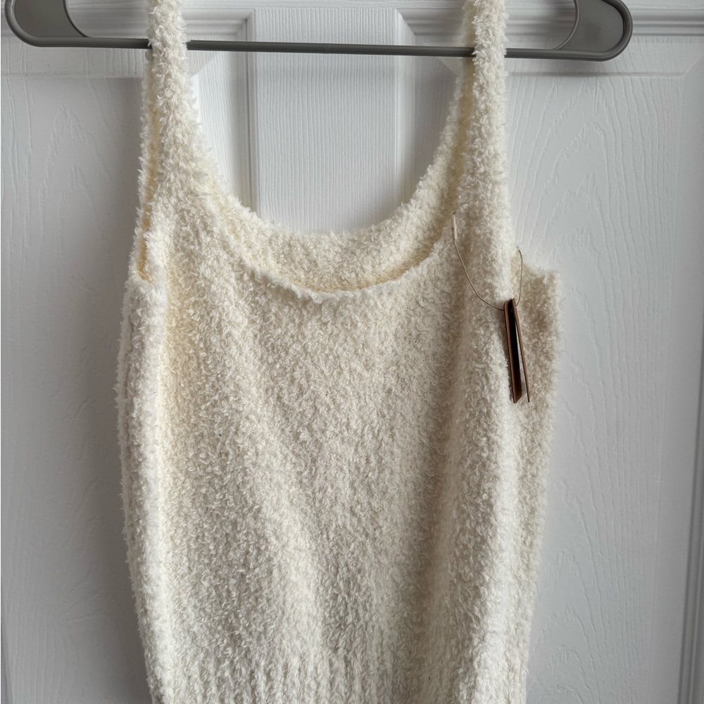 SKIMS Cozy Knit Tank – Bone/Ivory – Size L/XL – NWT - Picture 2 of 3